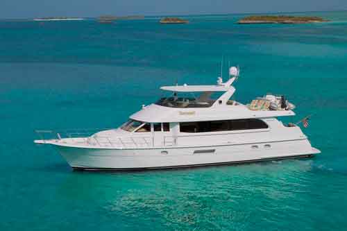 Temptation 76' Motor Yacht for Bahamas Charters