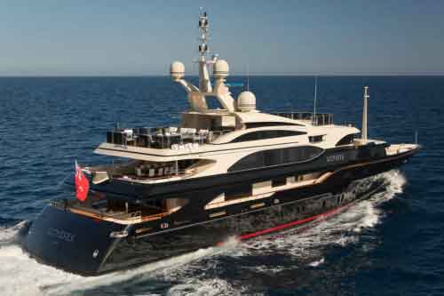 Ulysses luxury motor yacht charters in Mediterranean & Caribbean