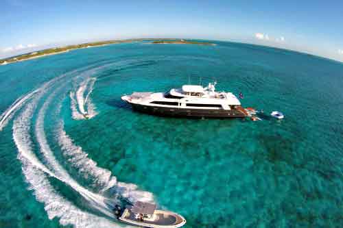 Unbridled 116' luxury charter yacht for hire