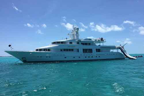 Starship Yacht for private charter vacations